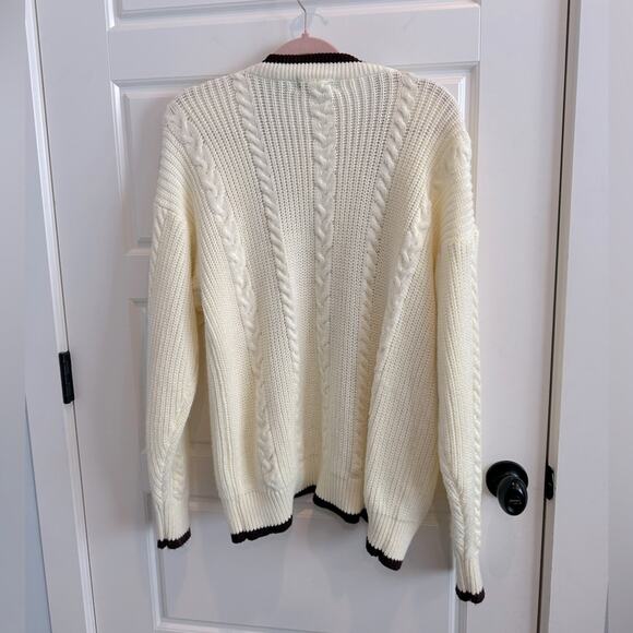 Vintage Towncraft Knit Grandpa Cardigan Sweater - Picture 2 of 6